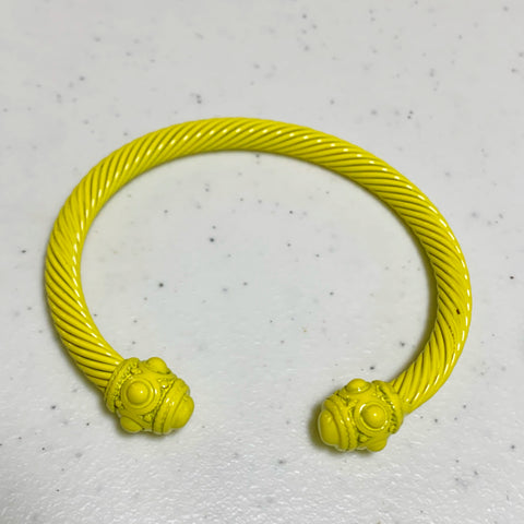 Yellow Open Bracelet