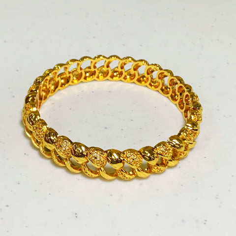African Style Gold Bracelet