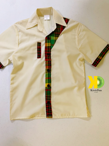 Boy Oley Button-up Shirt in Cream