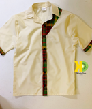 Boy Oley Button-up Shirt in Cream