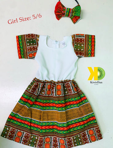 African Girl Dress 2Piece