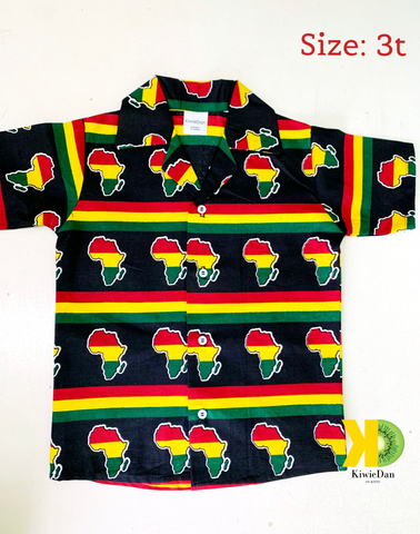 Black Africa Button up Shirt